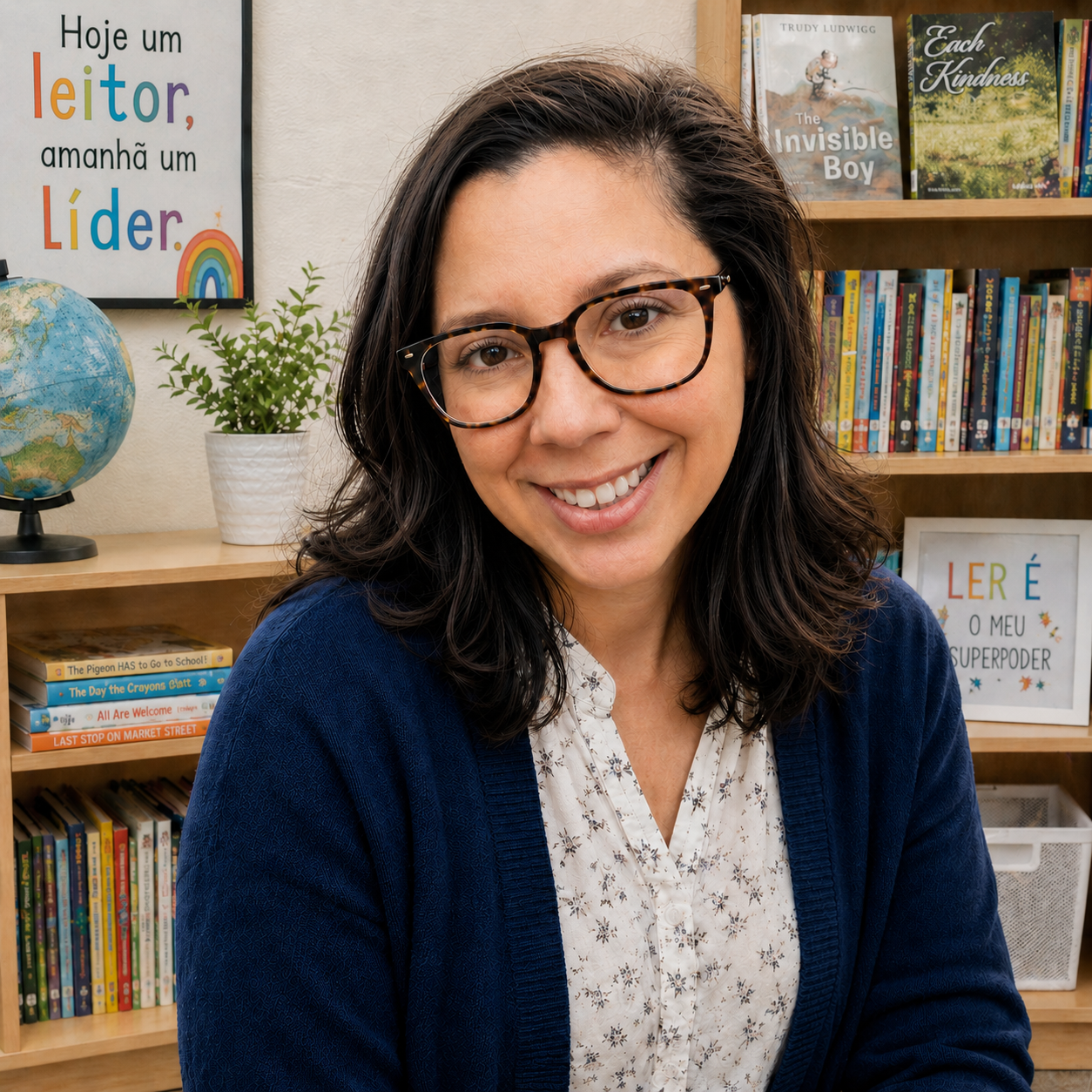 Lívia Amorim, professora e especialista em alfabetização